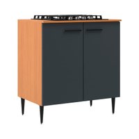 Balcão para Cooktop Móveis Sul Flora 80cm, 2 Portas - 5321