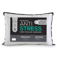 Travesseiro Hedrons Antistress com Núcleos de Carbono - 50 x 70 cm