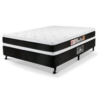 Conjunto Cama Box Casal Castor Black & White Air D45 - 138x188 cm