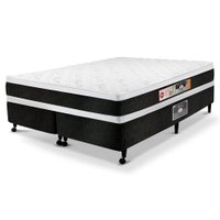 Conjunto Cama Box King Castor Black & White Air D45 - 193x203 cm