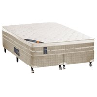 Conjunto Cama Box Queen Castor Premium Tecnopedic System, Molas - 158x198 cm