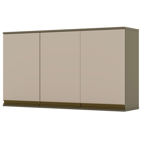 Armário Aéreo 120 cm em MDF Henn Connect, 3 Portas - C56