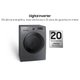 Lava e Seca Samsung Ecobubble 11 Kg, Smart Check, Inox Look - WD11A