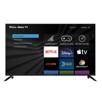 Smart TV LED 4K UHD Roku TV 50'' Philco, 4 HDMI, 2 USB, Wi-Fi - PTV50G7ER2CPBL