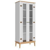 Cristaleira Movelbento Colonial, 2 Portas, MDP e MDF - MB1019