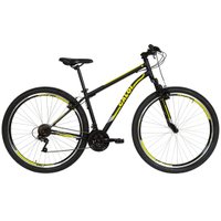 Bicicleta Caloi Velox, Aro 29, V-Brake de Aço, Preta, 17''
