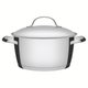 Conjunto de Panelas Tramontina Allegra 5 Peças Aço Inox Fundo Triplo - 65660/280