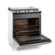 Fogão a Gás de Piso 5 Bocas Electrolux em Inox com VaporBake, Branco - FE5IB