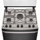 Fogão a Gás de Piso 5 Bocas Electrolux em Inox com VaporBake, Branco - FE5IB