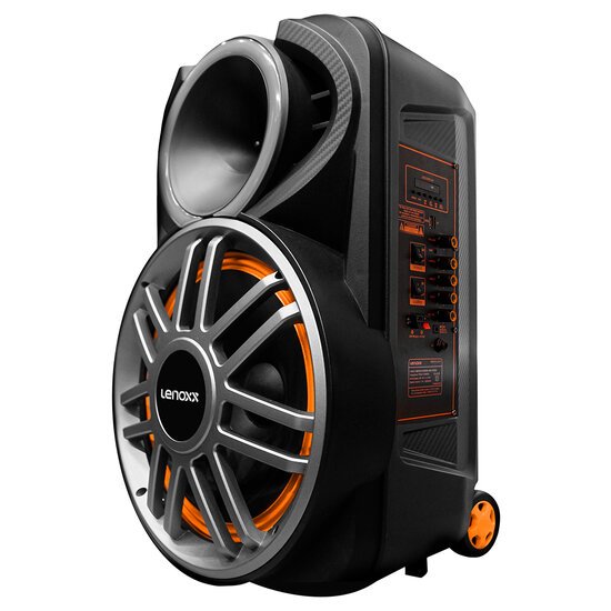 Caixa Amplificada Lenoxx, Bluetooth, 900 Watts RMS, Preto - LCA15