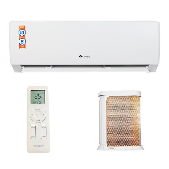 Ar-Condicionado Split Gree Inverter Quente e Frio 12000 BTUS - GWH12AGC-D3DNA4JW