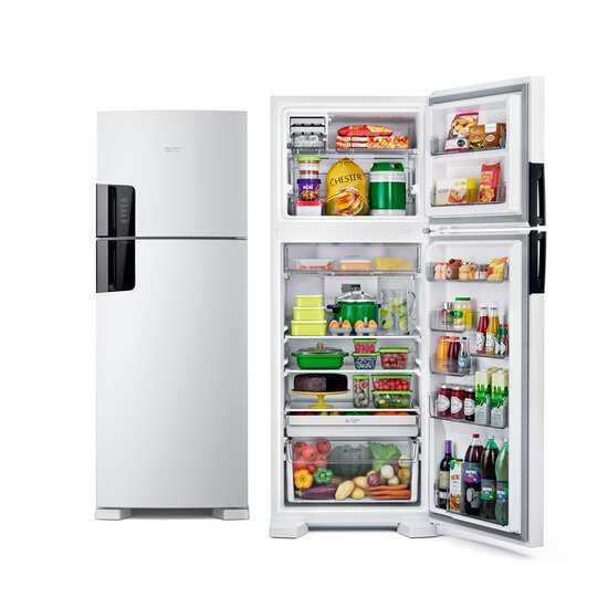 Geladeira Duplex Consul Frost Free 451 Litros Branca com Painel Eletrônico CRM56