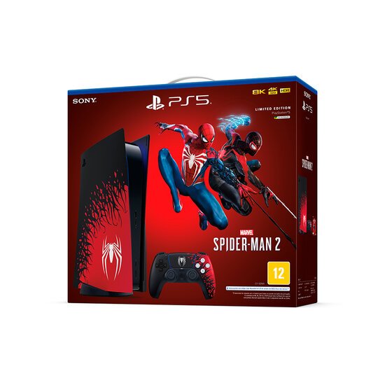 Console Playstation 5 Físico 825GB + Jogo Spider-Man 2 Standard - Mariio85
