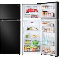 Geladeira LG 2 Portas 395 Litros Frost Free Top Freezer Preta - GN-B392PX