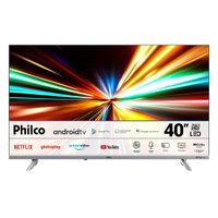 Smart TV Philco 40'' Android TV LED Dolby Áudio - PTV40E3AAGSSBLF 