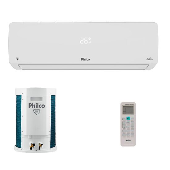 Ar-Condicionado Split Philco Inverter, 9000 BTUS, Quente e Frio - 9000IQFM15