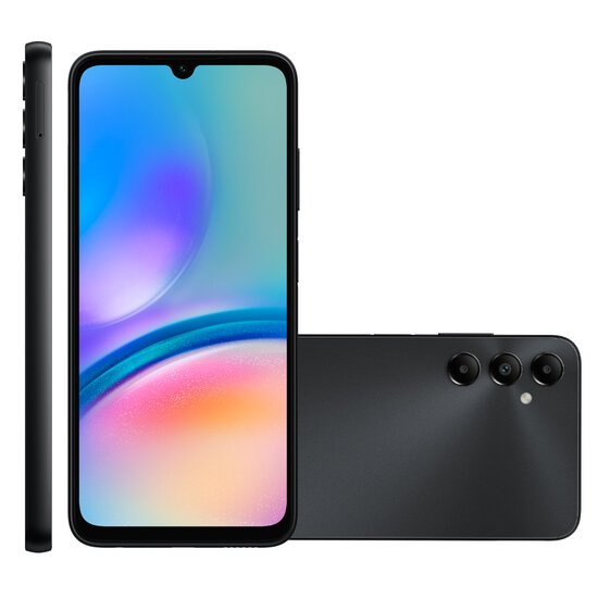 Smartphone Samsung Galaxy A05S, Câmera Tripla, 128 GB, 4G, Preto - A057M