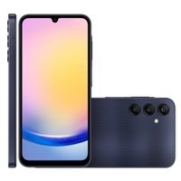 Smartphone Samsung Galaxy A25 256GB, Câmera Tripla, 5G, Azul Escuro - A256E