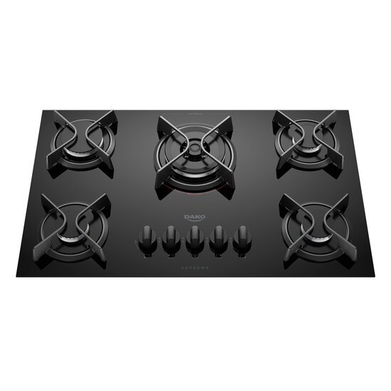 Cooktop à Gás 5 Bocas Dako Supreme, Preto