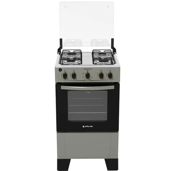 Fogão 4 Bocas Atlas Mônaco Plus Inox – Bivolt – 300000715