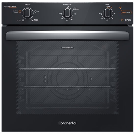 Forno de Embutir Elétrico Continental 80 Litros com TOPLimpaFácil - OC8EM