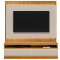 Conjunto Rack + Painel para TV até 70'' São Paulo Linea Brasil, Ripado