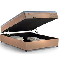 Conjunto Cama Box Baú Casal Sono Design Verona 138x188