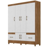 Guarda-Roupa 6 Portas 2 Gavetas Moval - MS912