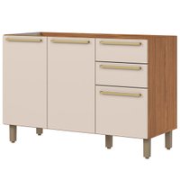 Balcão 3 Portas 2 Gavetas Henn Requinte 120 cm - C640
