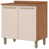 Balcão 80 cm 2 Portas Com Tampo Henn Requinte - CE765