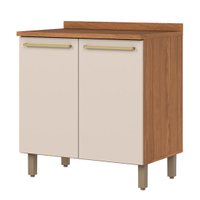Balcão 80 cm 2 Portas Com Tampo Henn Requinte - CE765