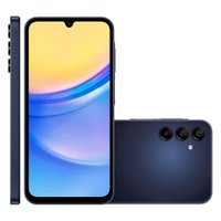 Smartphone Samsung Galaxy A15, Câmera Tripla, 256G, 4G, Azul Escuro