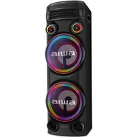 Torre de Som Aiwa, 2200 W RMS, 2 Woofers 10'', USB, Rádio FM - AWS-T2W-01