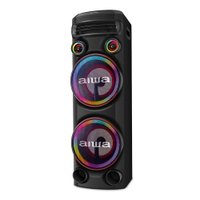 Torre de Som Aiwa, 2200 W RMS, 2 Woofers 10'', USB, Rádio FM - AWS-T2W-01