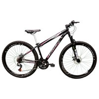Bicicleta Track Bikes TB Niner, Aro 29, Freio a Disco, Quadro 15, Preto/Pink