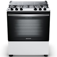 Fogão Brastemp 5 Bocas Com Botões Removíveis E Exclusivo Aro Protetor - BFS5NDB