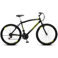 Bicicleta Colli Cazelle CB500 Aro 26, Grip Shift, Quadro 18, Preto Fosco