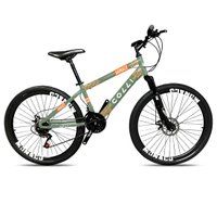 Bicicleta Colli Mônaco Aro 26, Freio a disco, Quadro 13,5'', Verde Militar