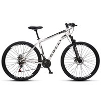 Bicicleta Colli Athena Aro 29 Aero, Freio a Disco, Quadro 19, Branco