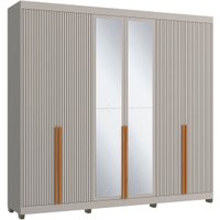 Guarda-Roupa 6 Portas 4 Gavetas Casamia Newton