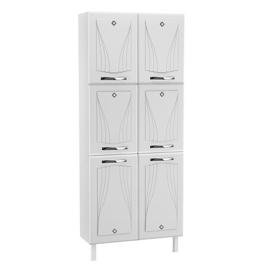 Paneleiro Duplo 6 Portas Telasul Star New, Aço