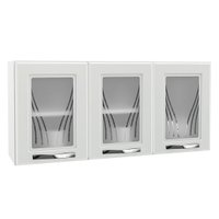 Armário Aéreo 3 Portas 120 cm Telasul Star New, Aço