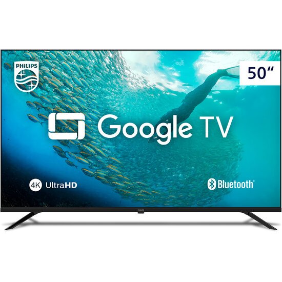 Smart TV Philips 50'' 4K UHD, Google TV, Dolby Audio - 50PUG7019/78
