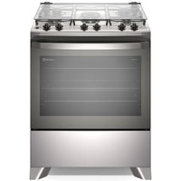 Fogão 5 Bocas Electrolux Efficient, PerfectCook e VaporBake, Cinza - FE5IC