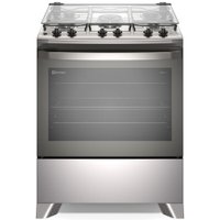 Fogão 5 Bocas Electrolux Efficient, PerfectCook e VaporBake, Cinza - FE5IC