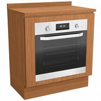 Balcão para Forno de Embutir com Tampo 80 cm Kappesberg Ciela - CB1222