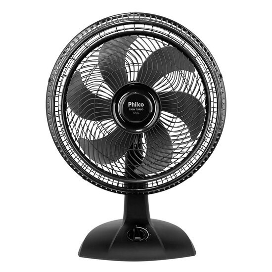 Ventilador de Mesa Philco, 3 Velocidades, 150 W Turbo, Preto - PVT41A