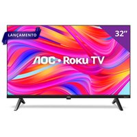 Smart TV AOC 32'', HD, Roku TV - 32S5045/78G