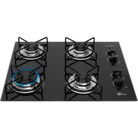 Cooktop a Gás 4 Bocas Fischer Fit Line, Trempe Esmaltada Aramado - 36350-102675