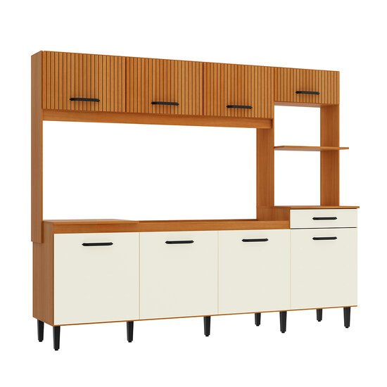 Cozinha Compacta 8 Portas 2 Gavetas Casamia Hortênsia - 598